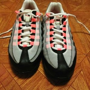 Air Max grey black and orange